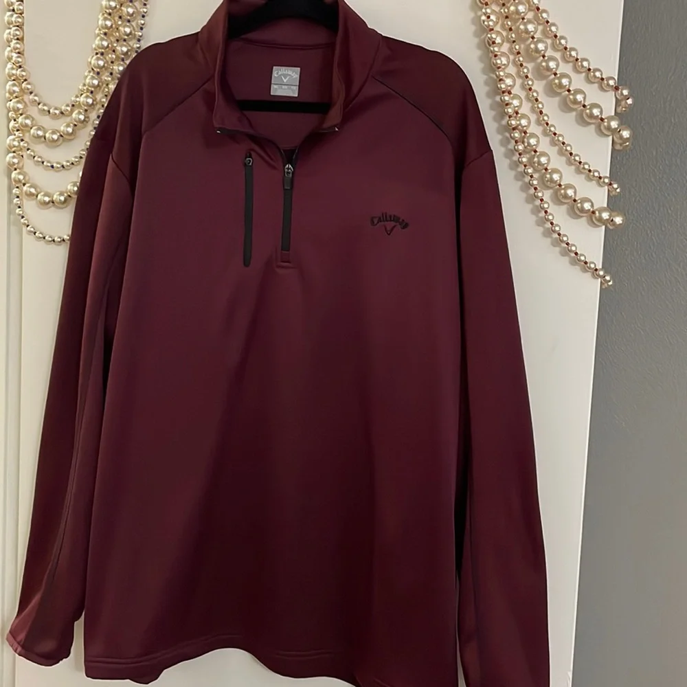 Sold!  Men’s Callaway XXL 3/4 zipper sweatshirt - Picture 4 of 9
